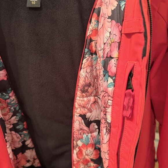 Obermeyer RESORT Women’s Insulated Ski Jacket – Red – Size 10 – Like New - Picture 5 of 17